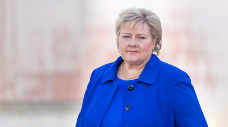 Portrett av statsminister Erna Solberg