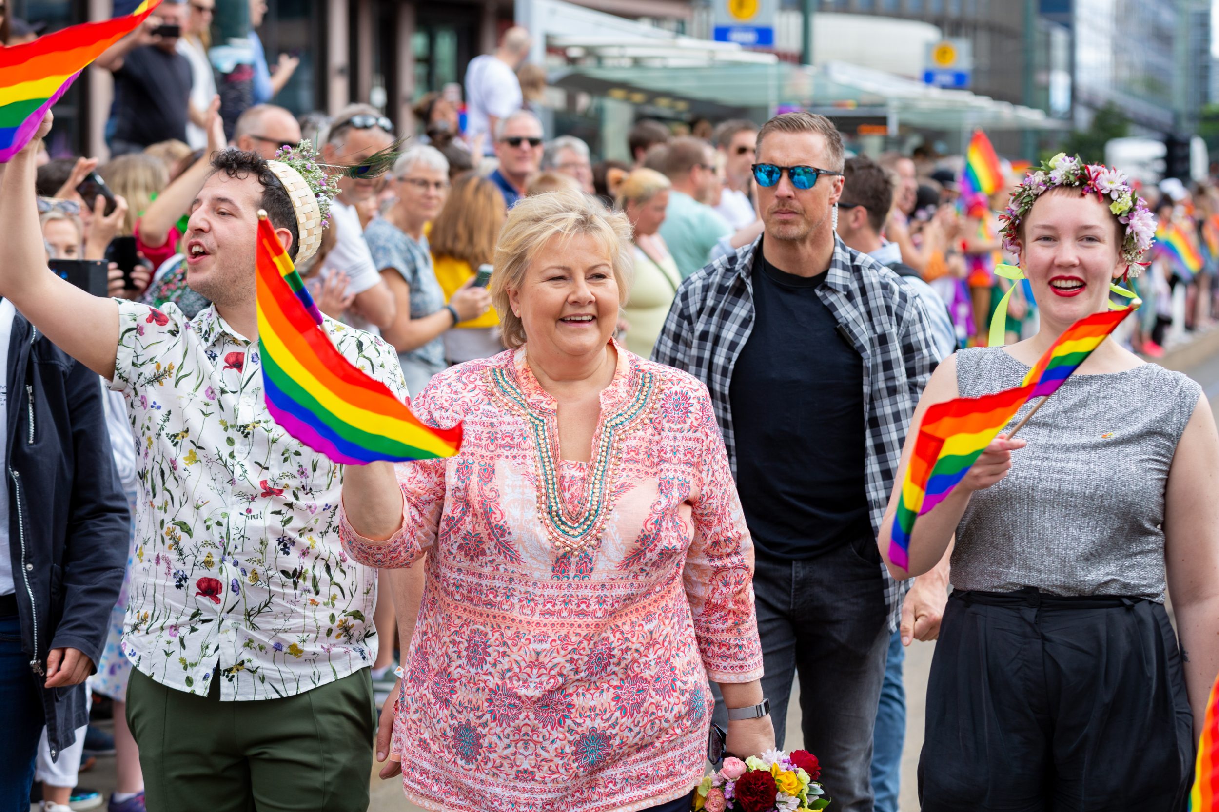 Erna i Pride-paraden 2019